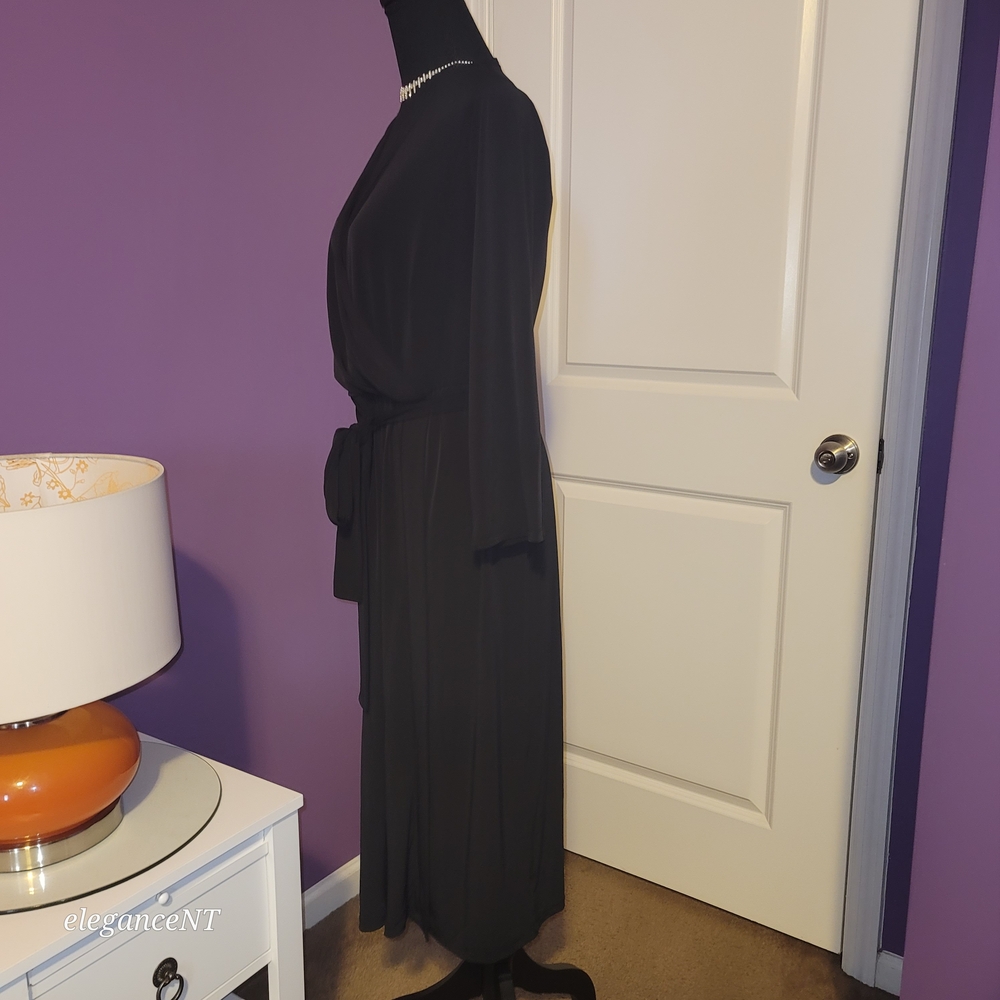 Lane Bryant Classic Black Long Sleeve Dress Sz: 14/16 - Picture 6 of 9